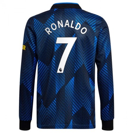 Billiga Fotbollströjor Manchester United Cristiano Ronaldo 7 Tredje tröja 2021/22 Långärmad